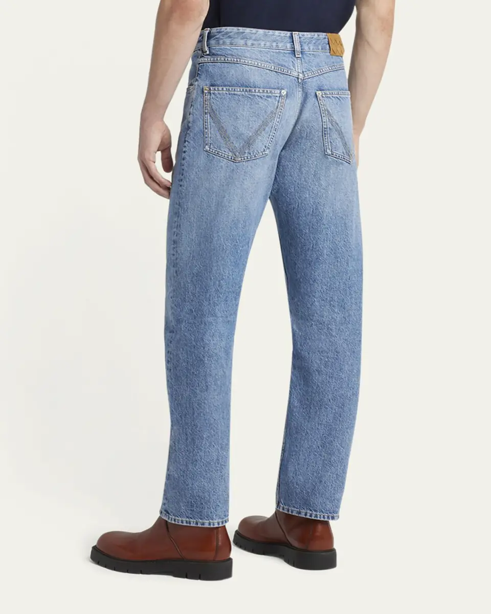 Bottega Veneta Men's Eco Wash Slim-Straight Jeans | Thumbnail 3 Bottega Veneta Men's Eco Wash Slim-Straight Jeans | Thumbnail 3