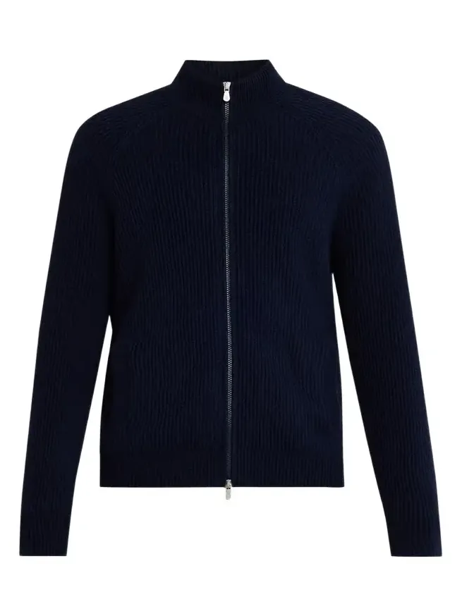 Men's Cotton Rib Full-Zip Cardigan