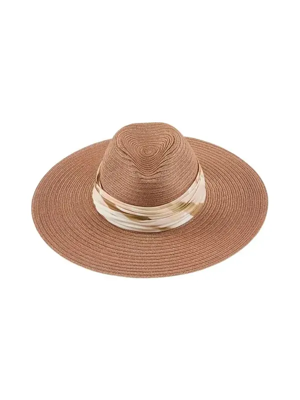 Emmanuelle Vented Hemp Packable Fedora Hat Emmanuelle Vented Hemp Packable Fedora Hat
