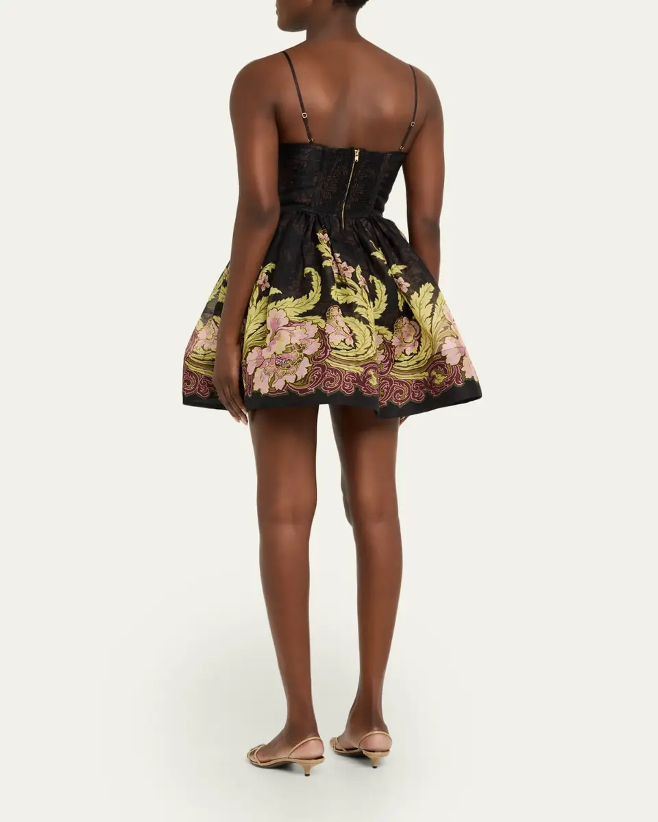 Cara Cara Alba Floral Fit-And-Flare Mini Dress | Thumbnail 3 Cara Cara Alba Floral Fit-And-Flare Mini Dress | Thumbnail 3