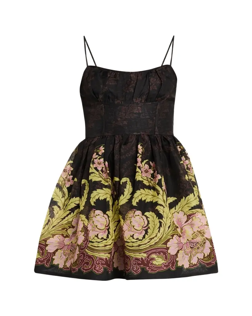 Cara Cara Alba Floral Fit-And-Flare Mini Dress | Image 1 Cara Cara Alba Floral Fit-And-Flare Mini Dress | Image 1