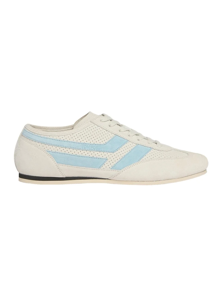 Tom Ford Men's Brook Suede Low-Top Sneakers