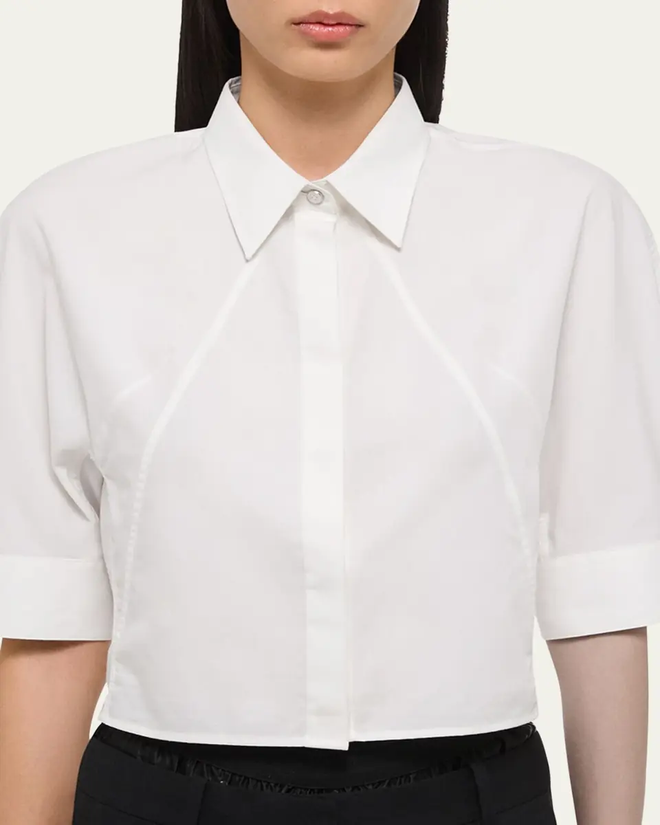 Helmut Lang Articulated Short-Sleeve Shirt | Thumbnail 9 Helmut Lang Articulated Short-Sleeve Shirt | Thumbnail 9