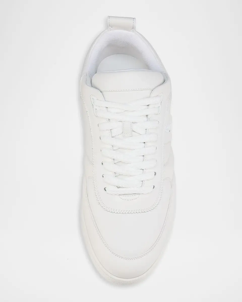 Christian Louboutin Men's Sk Vi Flat Calf Leather Low-Top Sneakers | Thumbnail 4