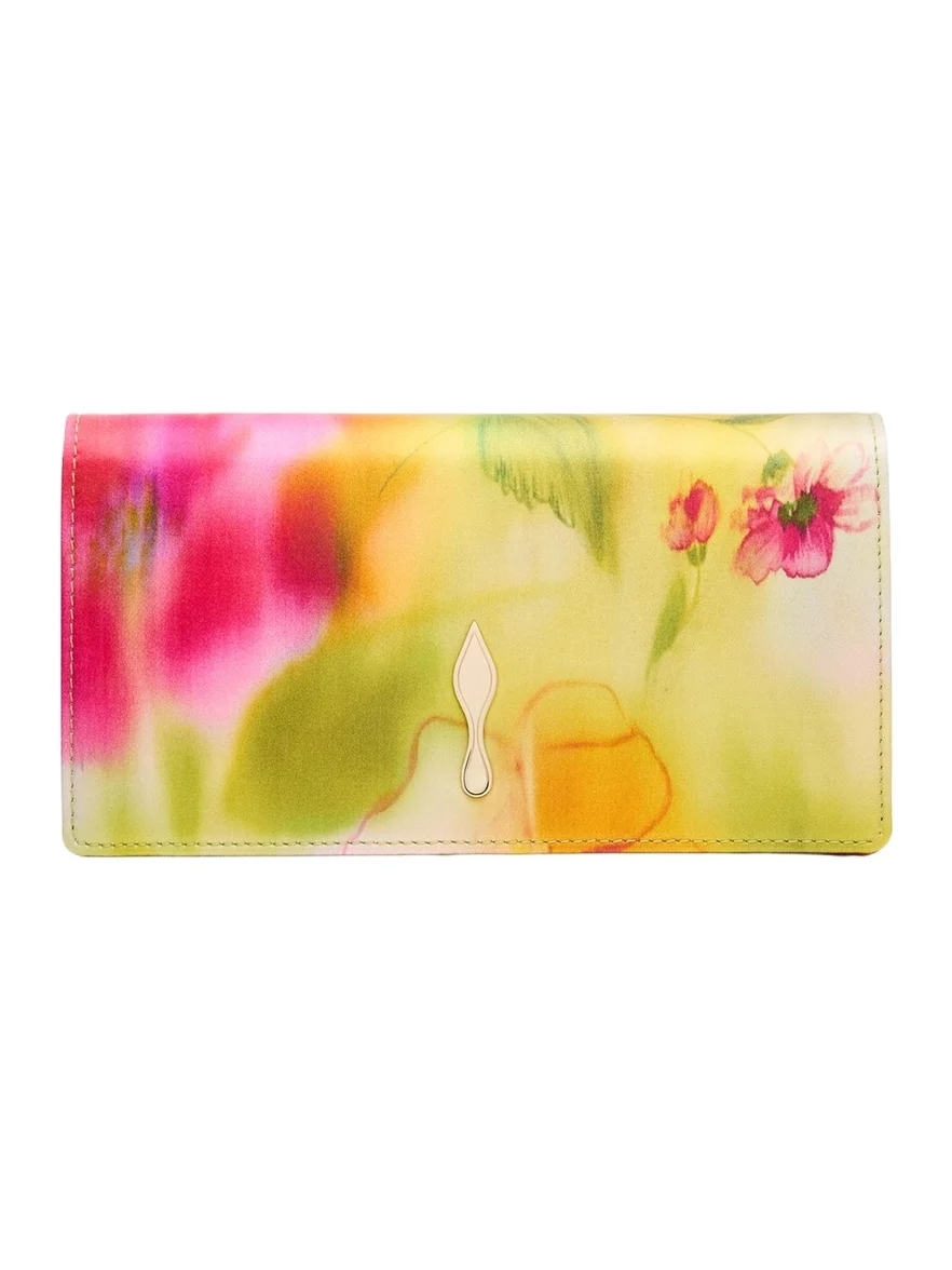 Bettina Clutch Bag in Floral Satin