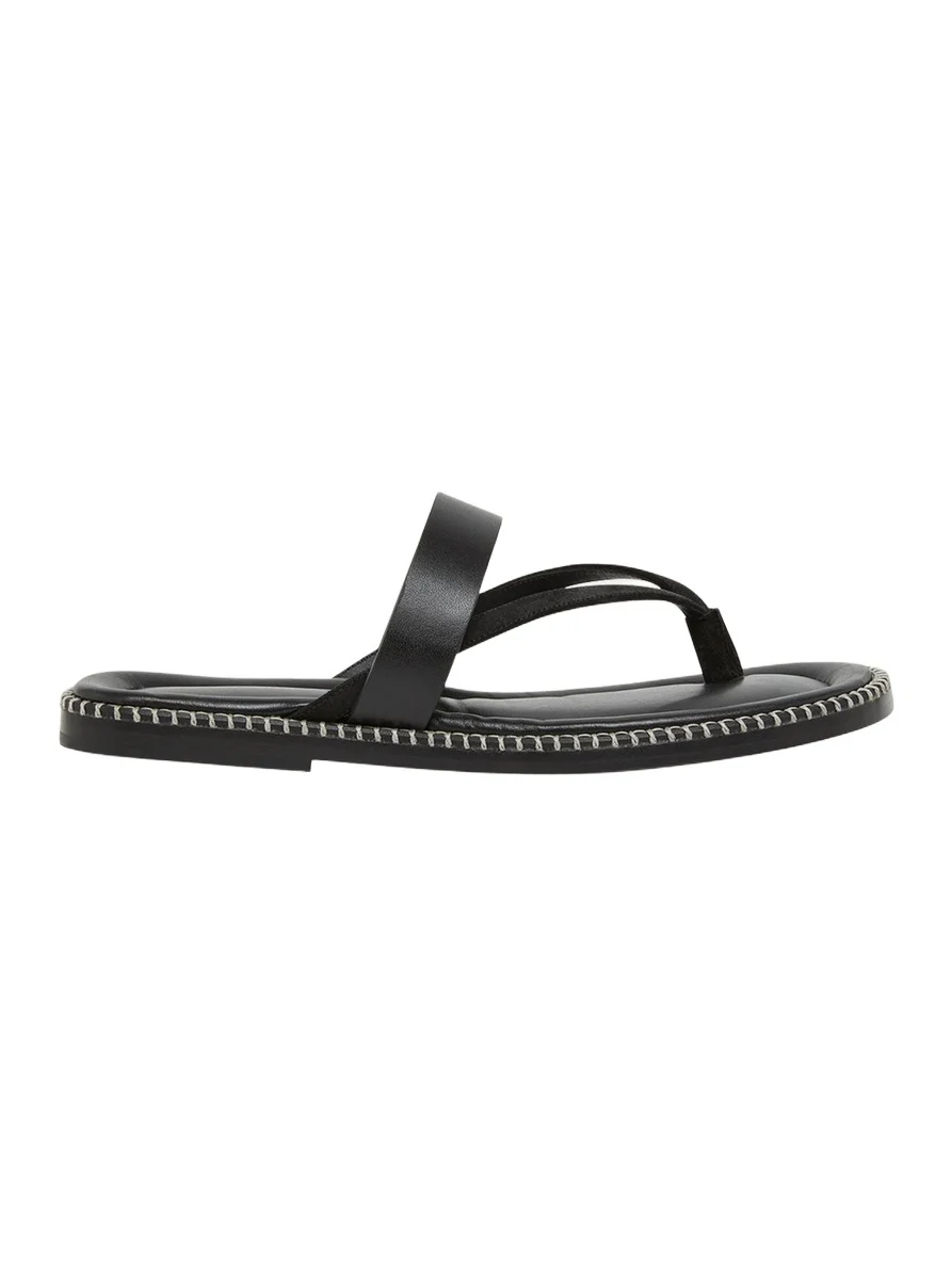 Dries Van Noten Men's Thong Leather Sandals
