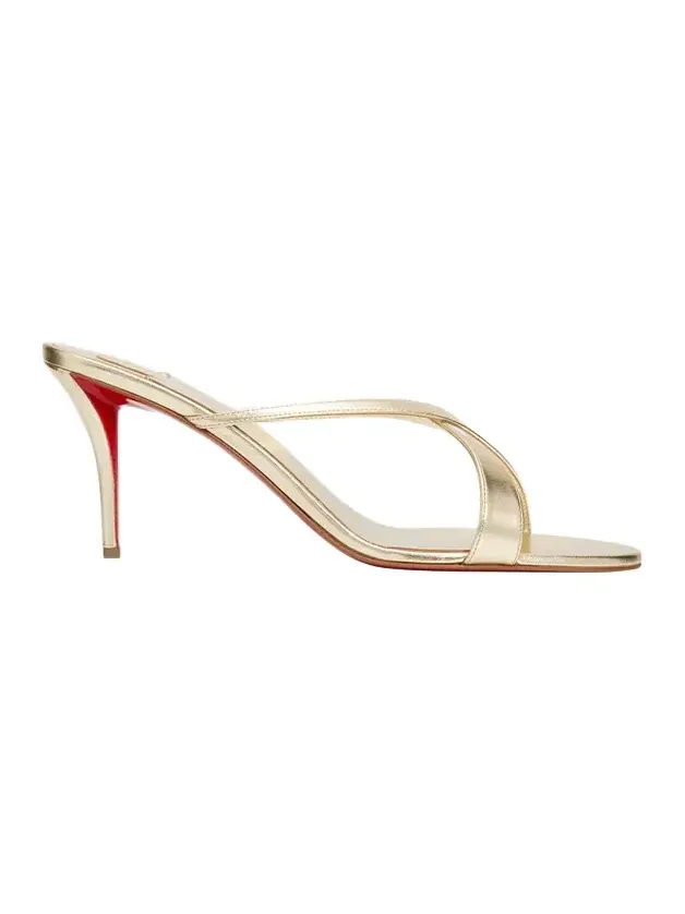 80mm Mulazee Metallic Leather Sandals 80mm Mulazee Metallic Leather Sandals
