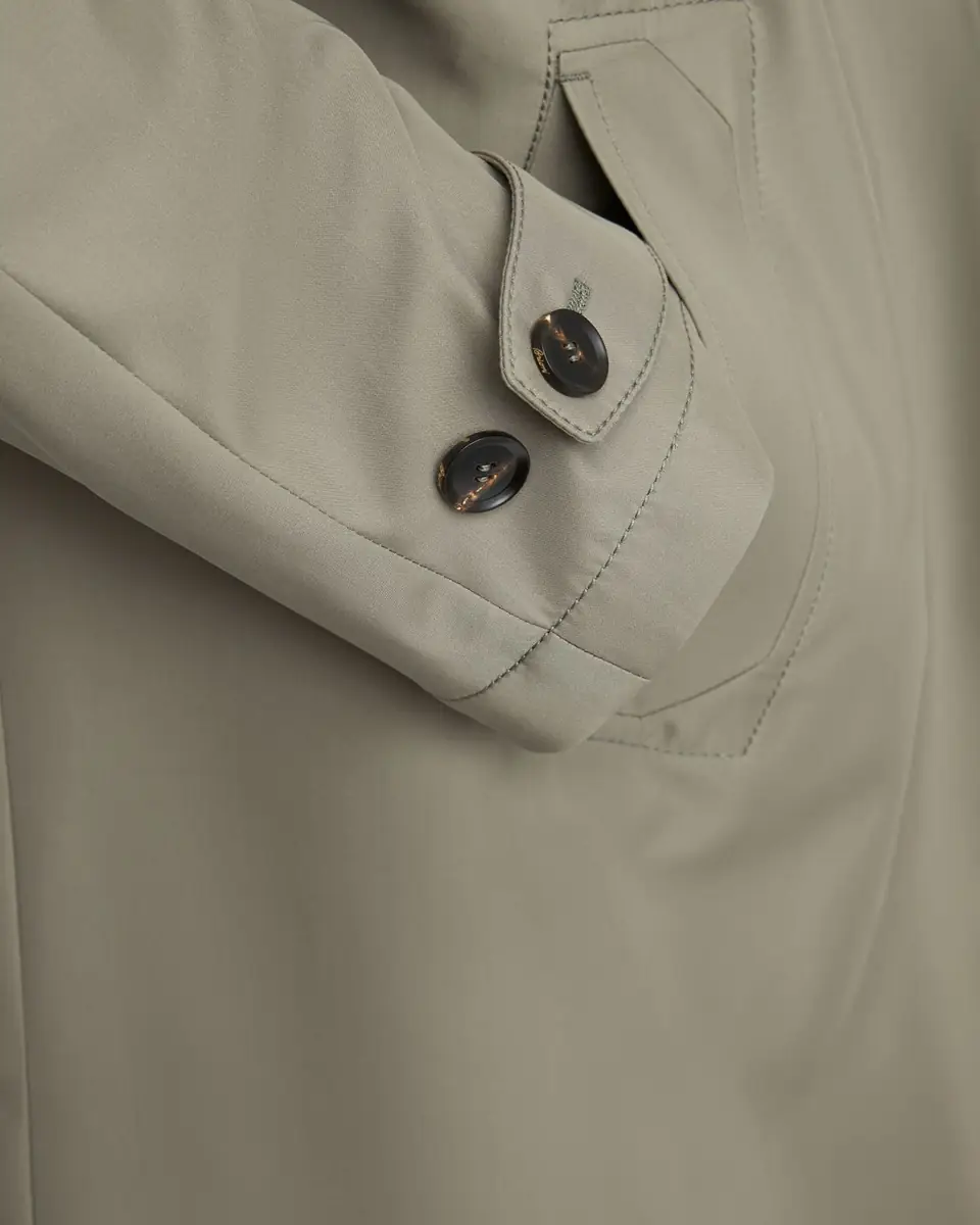 Brioni Men's Silk Cloud Button-Front Car Coat | Thumbnail 5