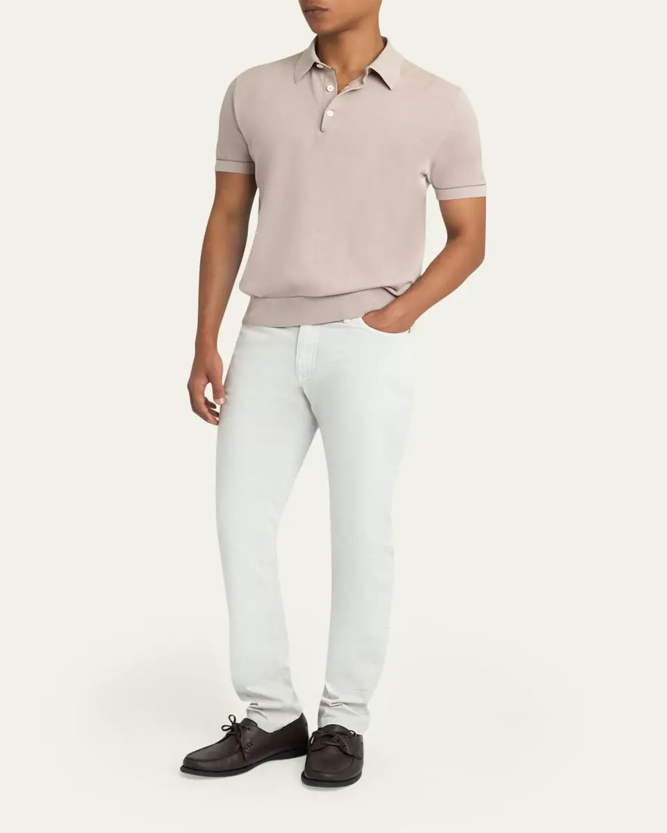 Brioni Men's Cotton Stretch 5-Pocket Pants | Thumbnail 2 Brioni Men's Cotton Stretch 5-Pocket Pants | Thumbnail 2