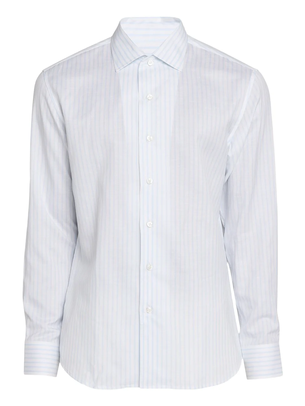 Men's Lyocell and Cotton Pinstripe Sport Shirt Men's Lyocell and Cotton Pinstripe Sport Shirt