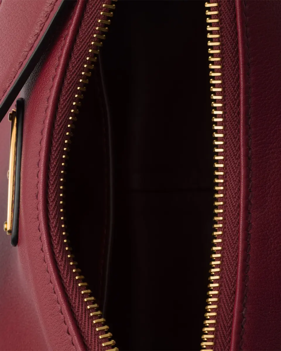 Prada Medium Aimee Zip Leather Shoulder Bag | Thumbnail 6 Prada Medium Aimee Zip Leather Shoulder Bag | Thumbnail 6