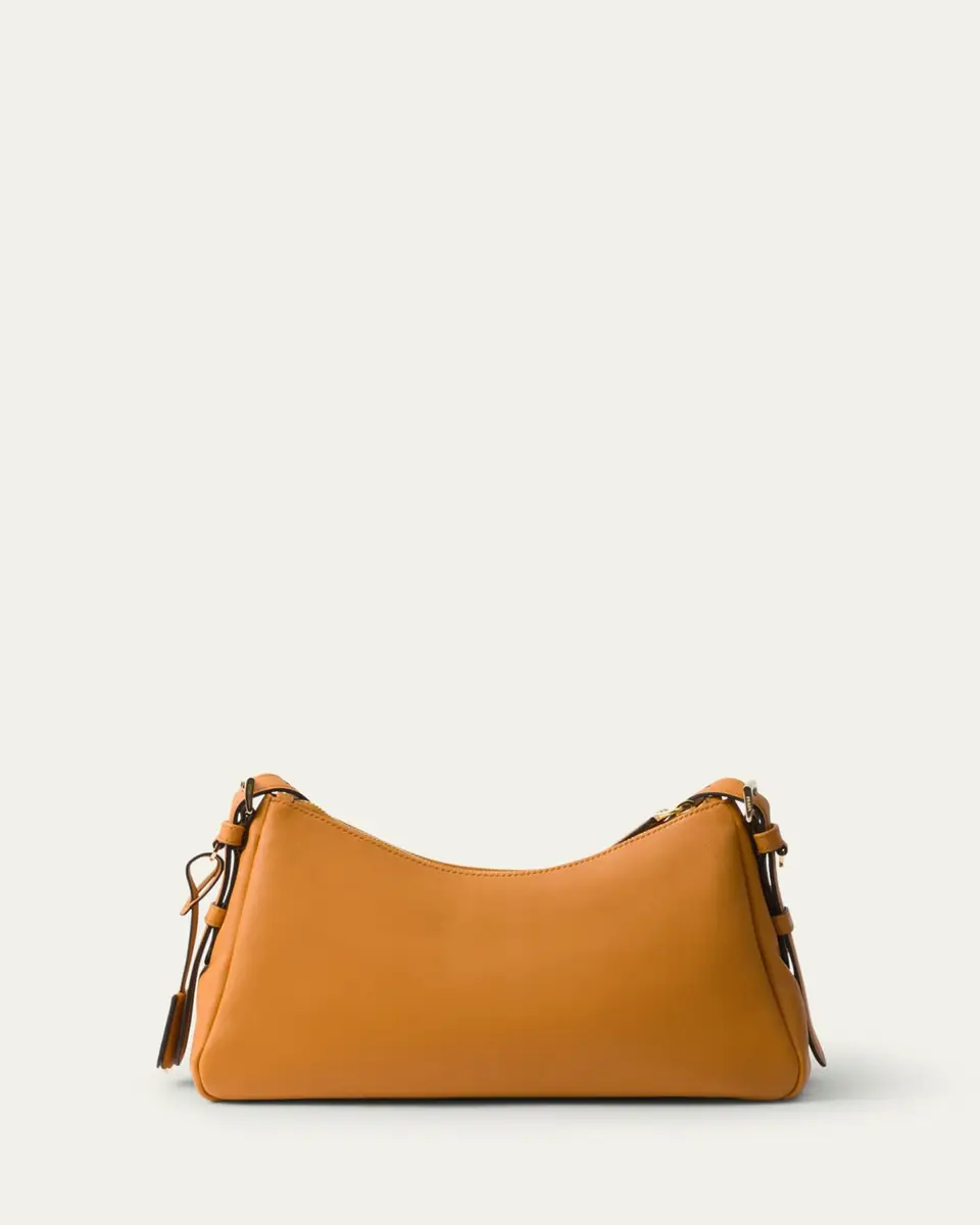 Prada Medium Aimee Zip Leather Shoulder Bag | Thumbnail 8 Prada Medium Aimee Zip Leather Shoulder Bag | Thumbnail 8