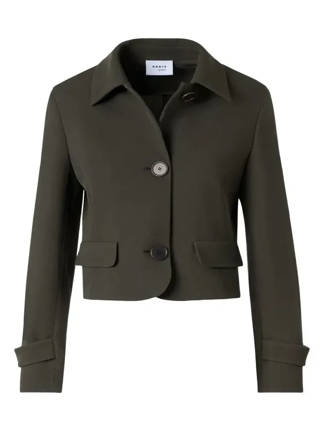 Button-Down Wool Jacket