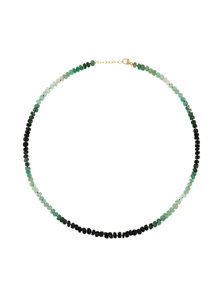 JIA JIA Ombre Emerald Necklace