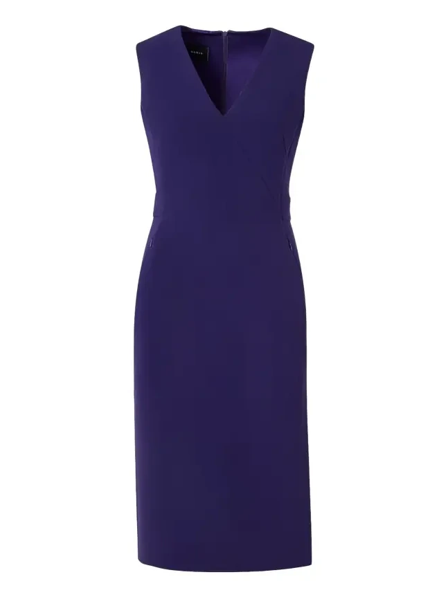 Bi-Stretch Wool Double-Face Shift Dress
