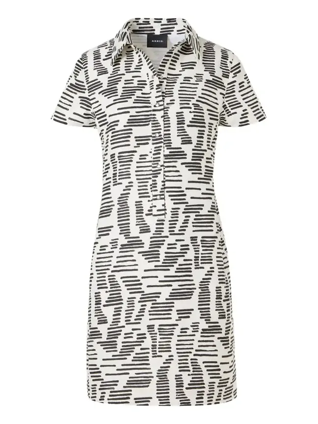 Dance Movements Linen Toile Polo Dress