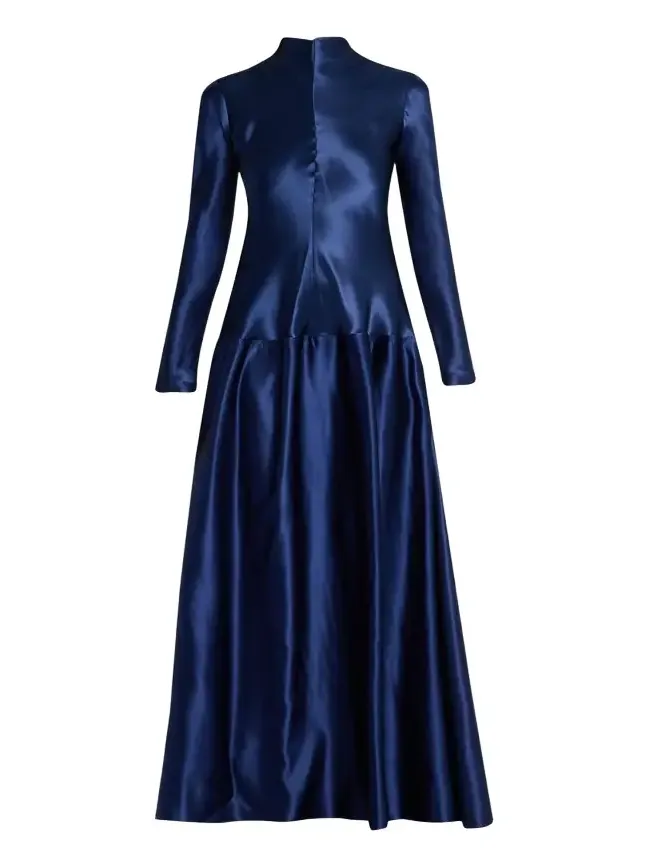 FFORME Mila Satin Drop-Waist Dress
