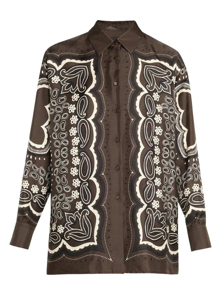 Nili Lotan Alfie Silk Shirt