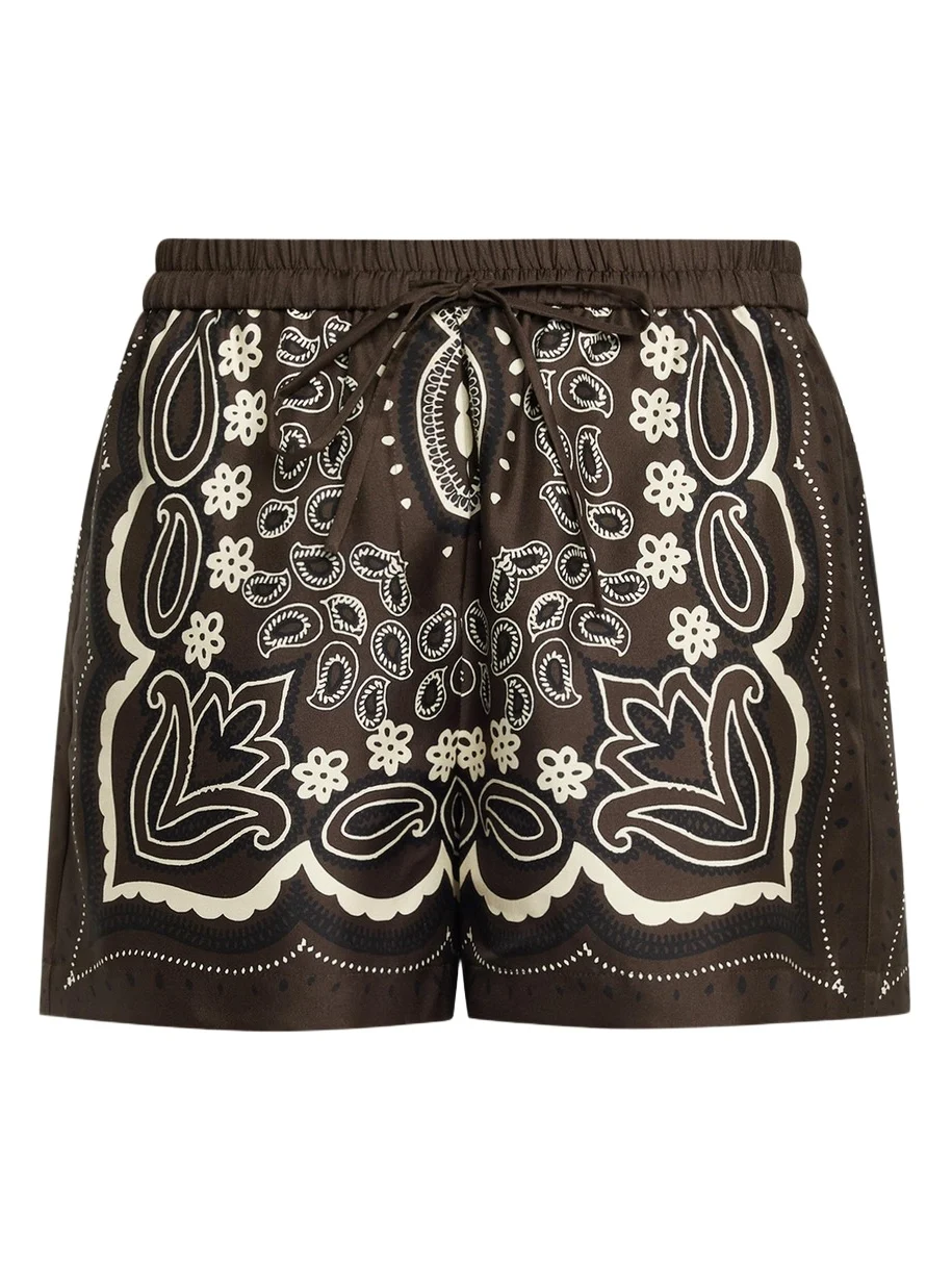 Nili Lotan Frances Silk Shorts