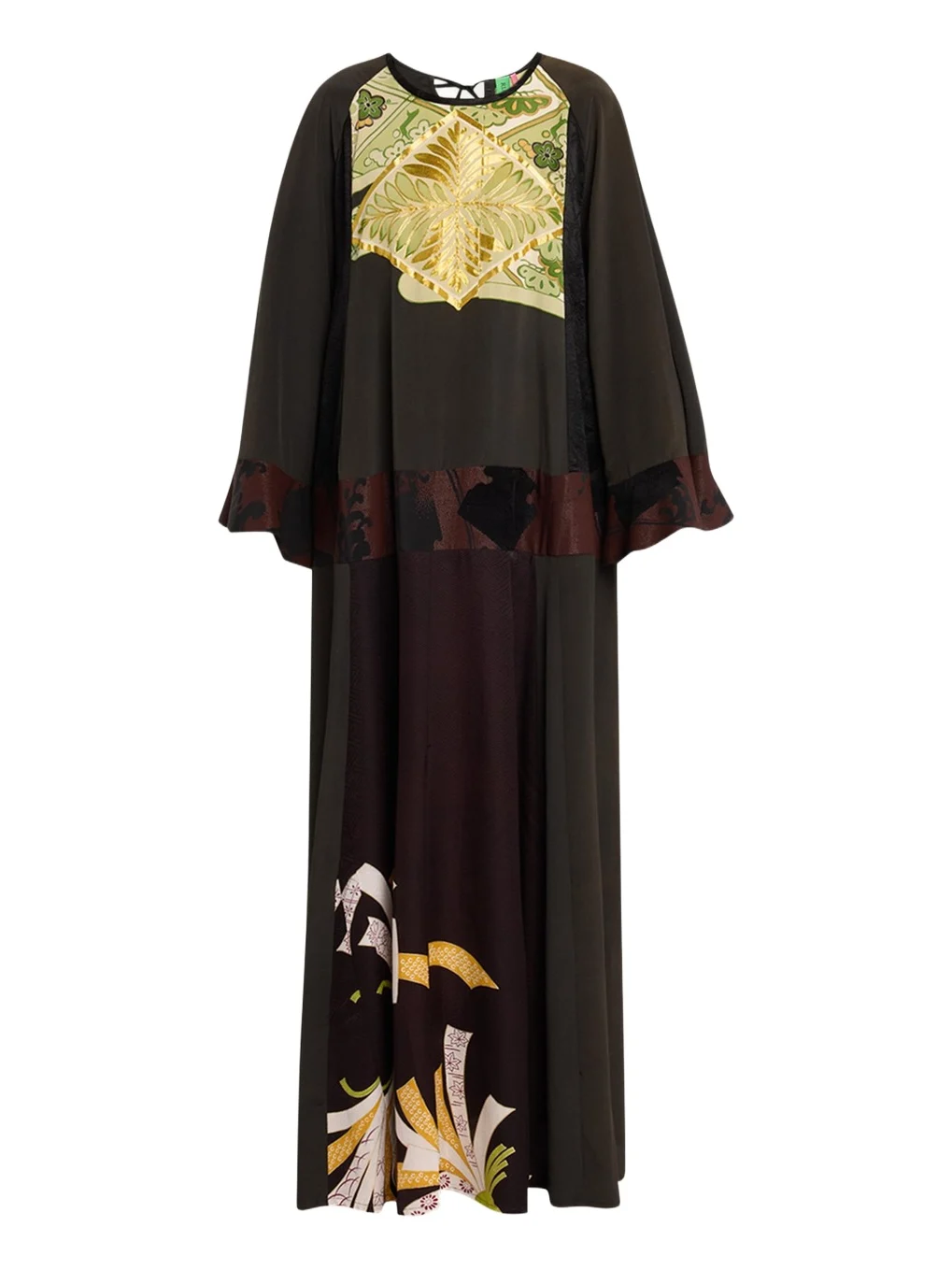 Rianna + Nina Kendima Vintage Bell-Sleeve Maxi Kimono Dress