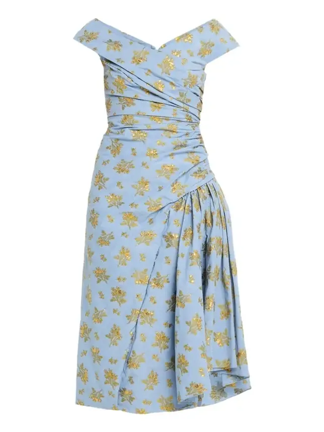 Floral Fil Coupe Florence Dress Floral Fil Coupe Florence Dress