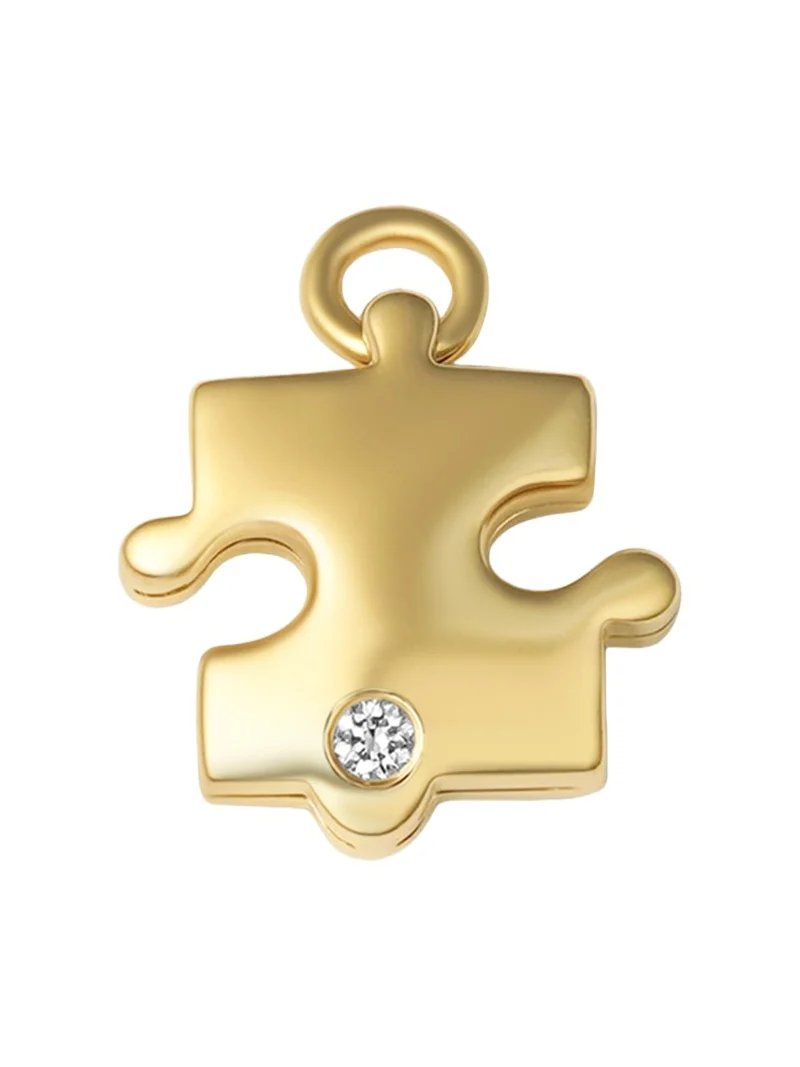 Papua 18K Gold & Diamond Puzzle Charm Papua 18K Gold & Diamond Puzzle Charm