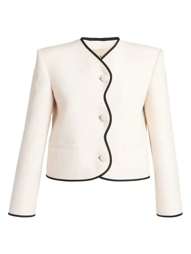 Virgin Wool Scallop Jacket Virgin Wool Scallop Jacket