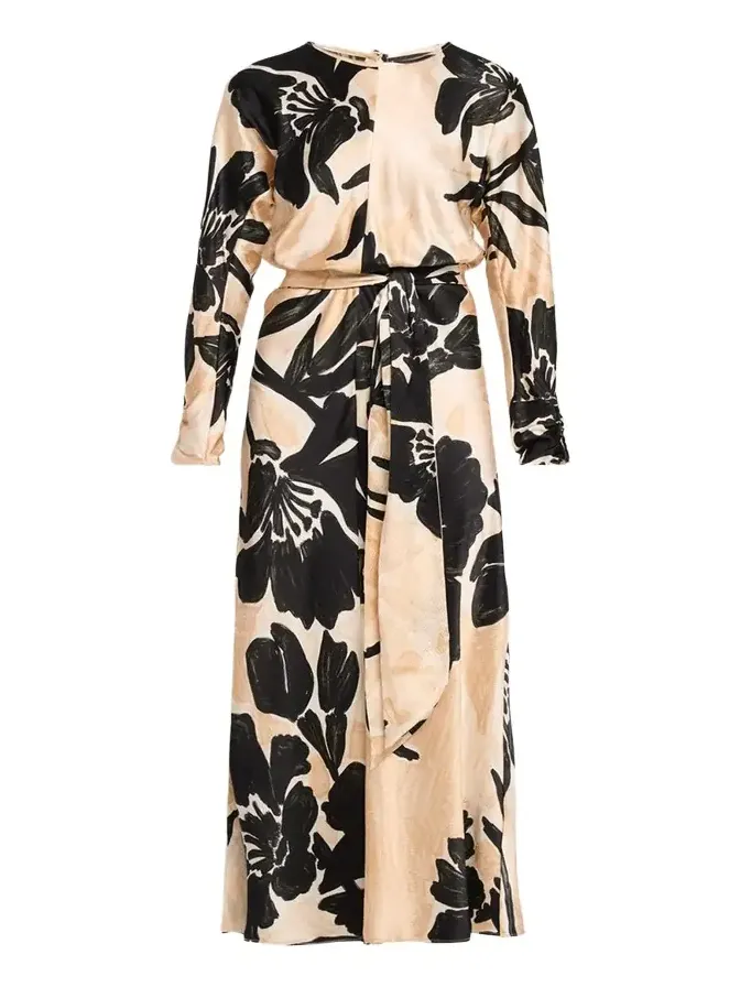 Montgomery Silk Midi Dress