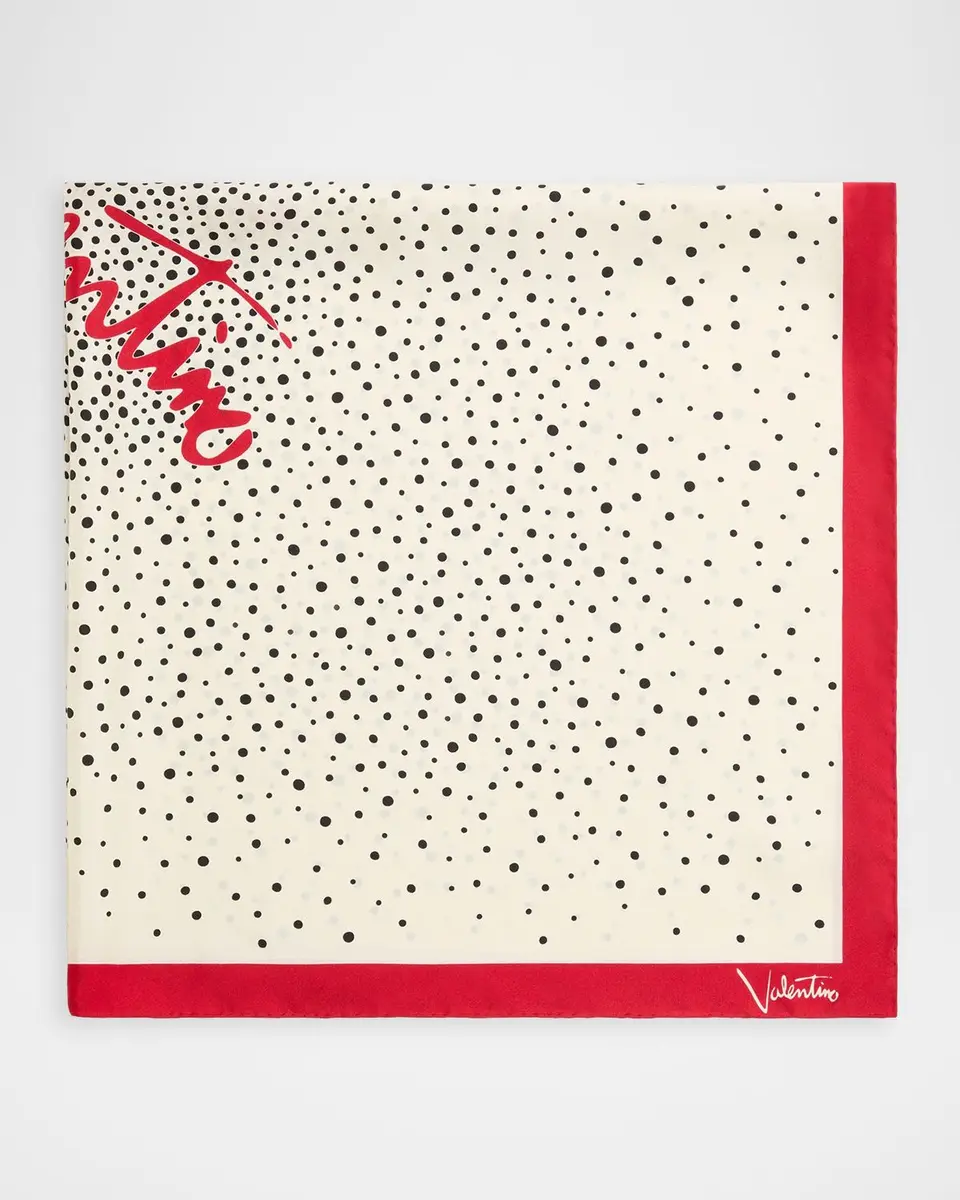 Valentino Garavani Little Stars Starry Silk Scarf | Thumbnail 2