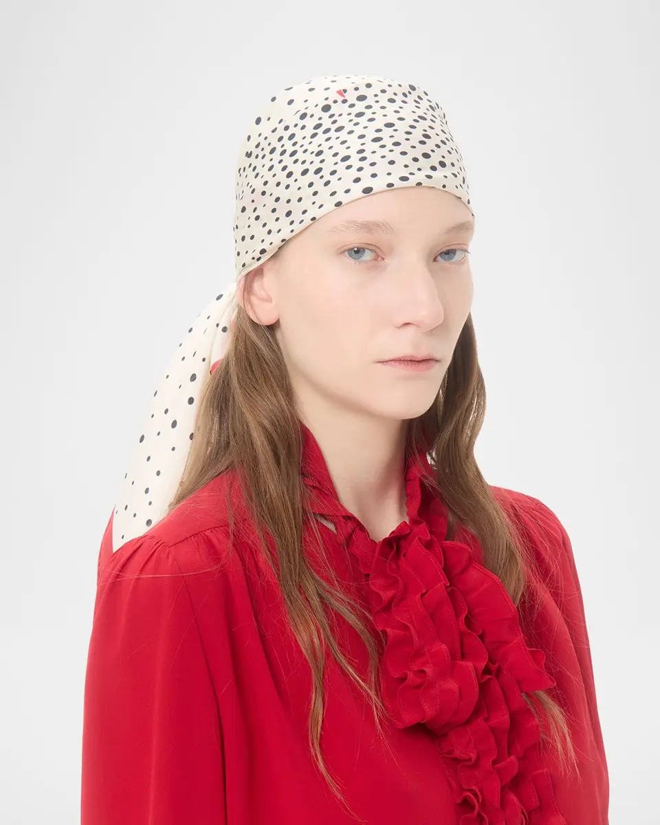 Valentino Garavani Little Stars Starry Silk Scarf | Thumbnail 4