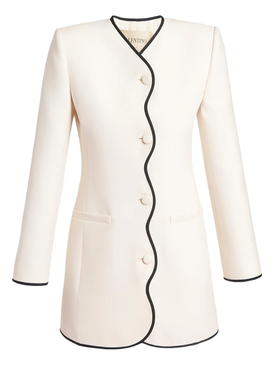Valentino Garavani Wave Trim Minidress