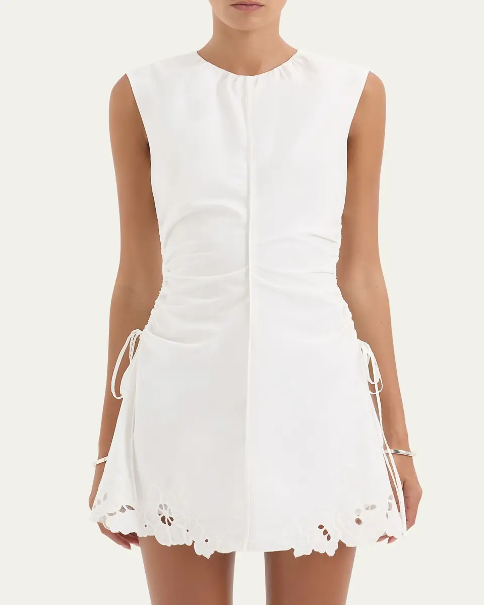 SIR. Klara Ruched Mini Dress | Thumbnail 5