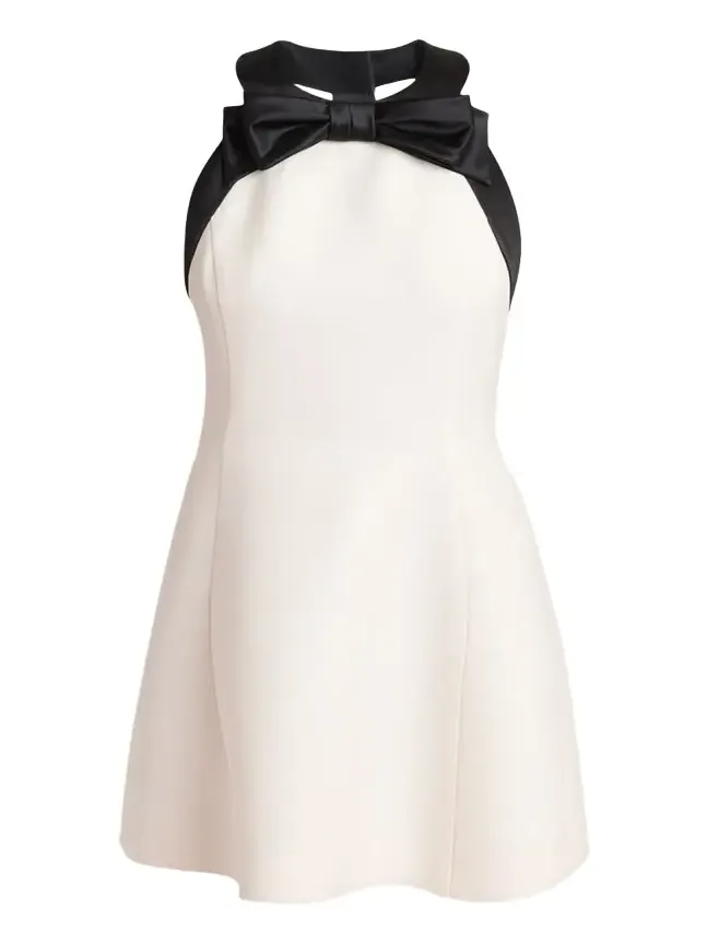 Bow-Accented Mini Dress Bow-Accented Mini Dress