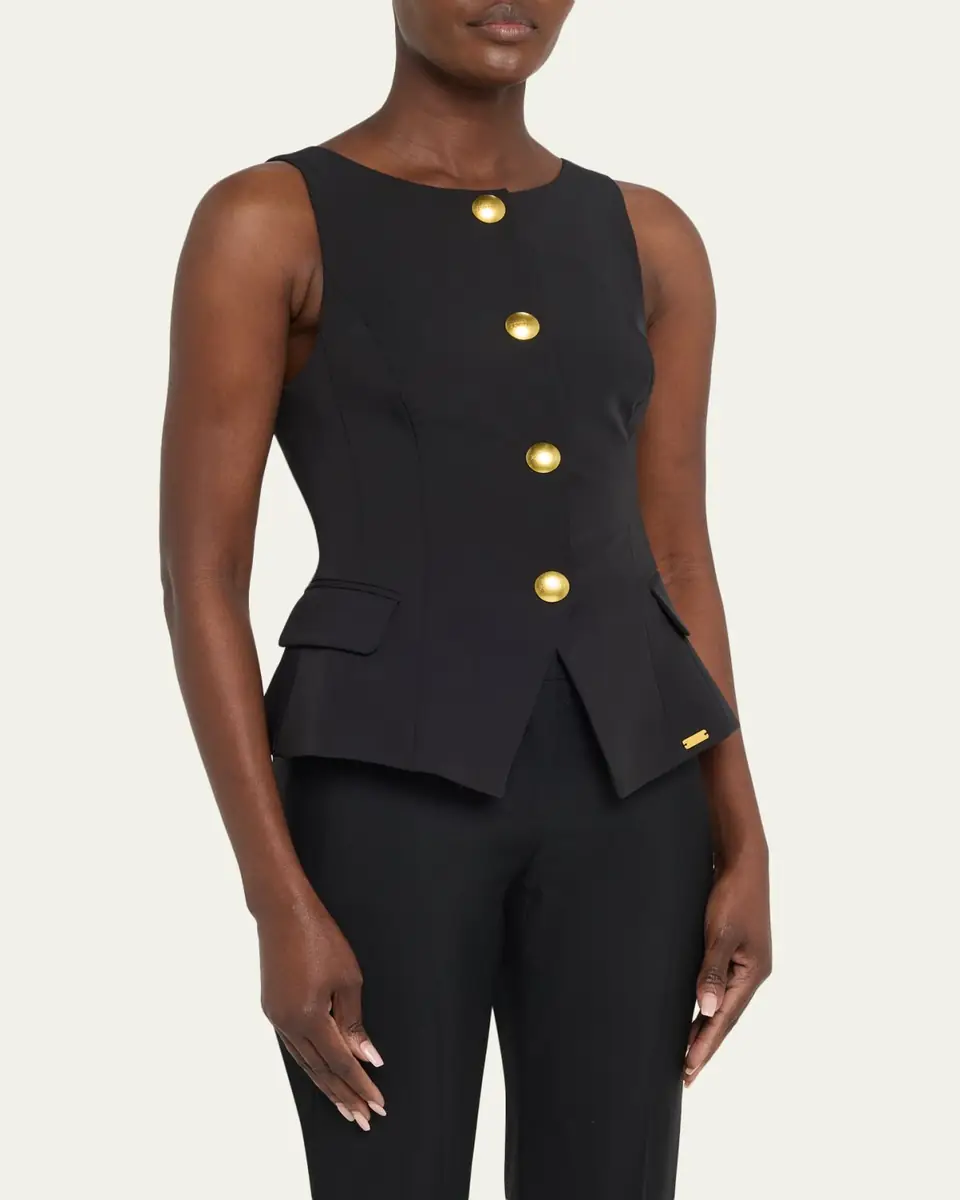 L'Agence Tessa Fitted Vest | Thumbnail 4