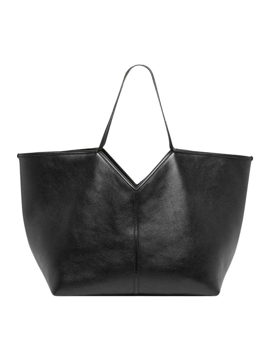 Y Slim Tote Bag in Leather