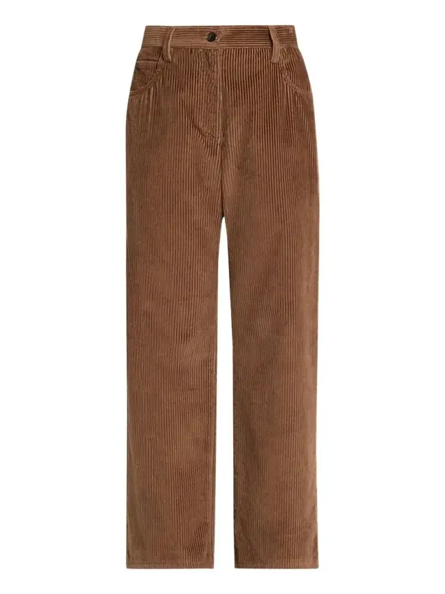 Mid-Rise Corduroy Straight-Leg Pants Mid-Rise Corduroy Straight-Leg Pants