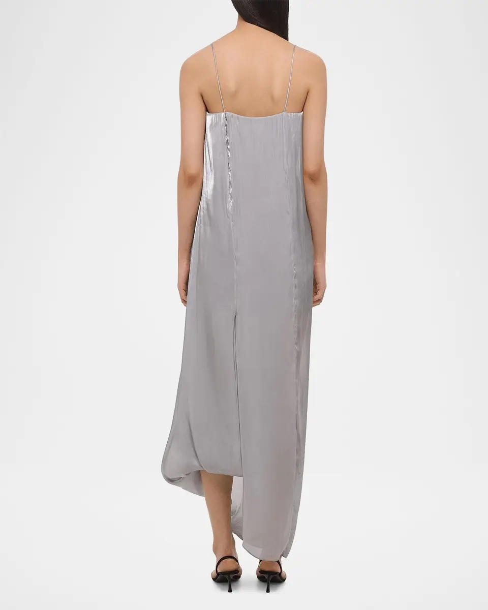 Helmut Lang Fluid Satin Slip Dress | Thumbnail 3 Helmut Lang Fluid Satin Slip Dress | Thumbnail 3