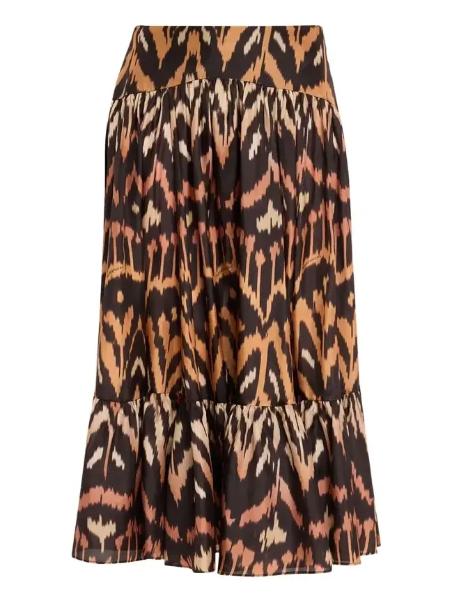 Aster Ikat Midi Skirt Aster Ikat Midi Skirt