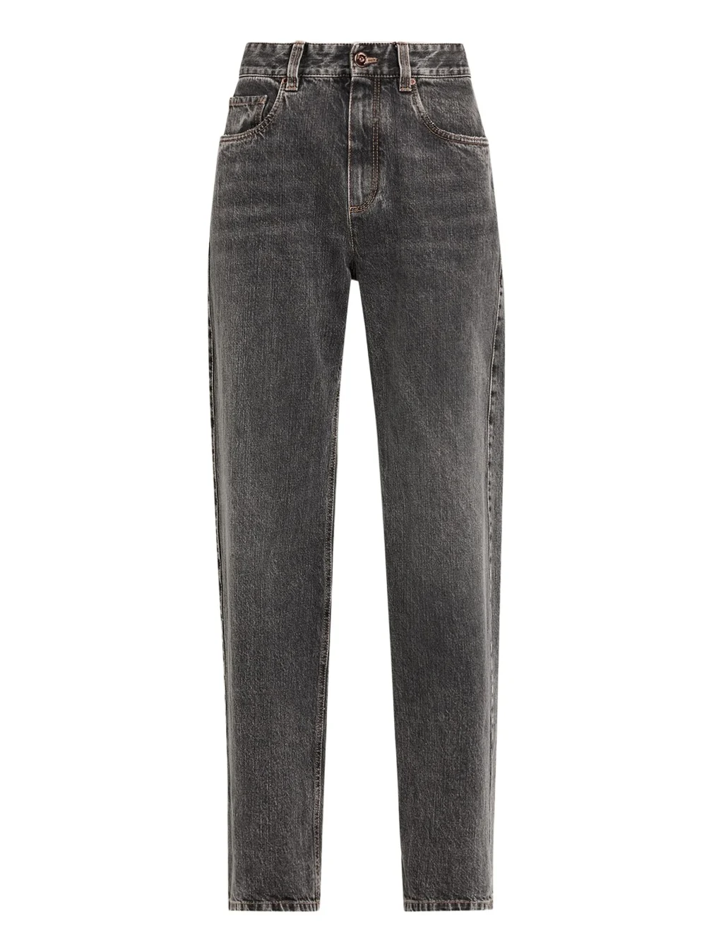 Mid-Rise Straight-Leg Denim Pants Mid-Rise Straight-Leg Denim Pants