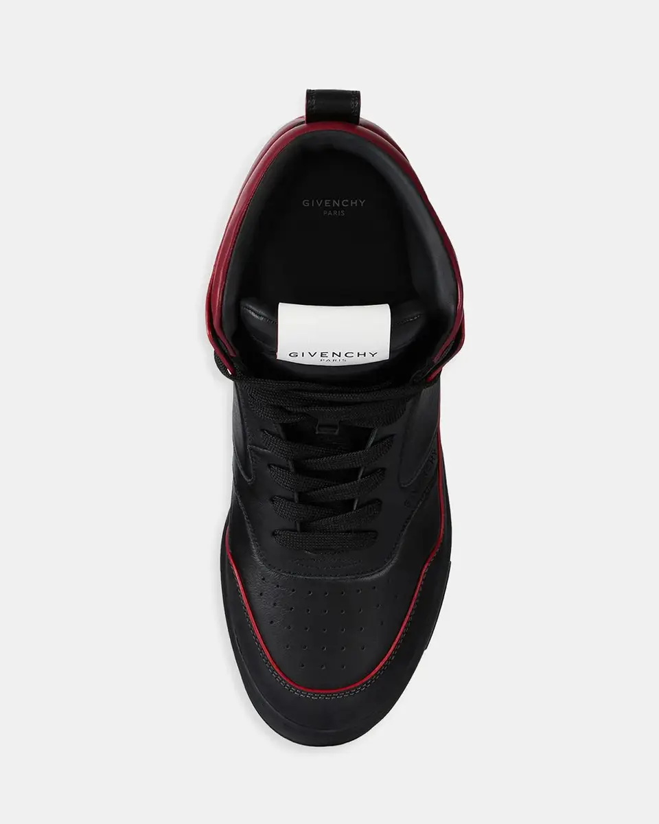 Givenchy Men's Leather High-Top Sneakers | Thumbnail 5 Givenchy Men's Leather High-Top Sneakers | Thumbnail 5