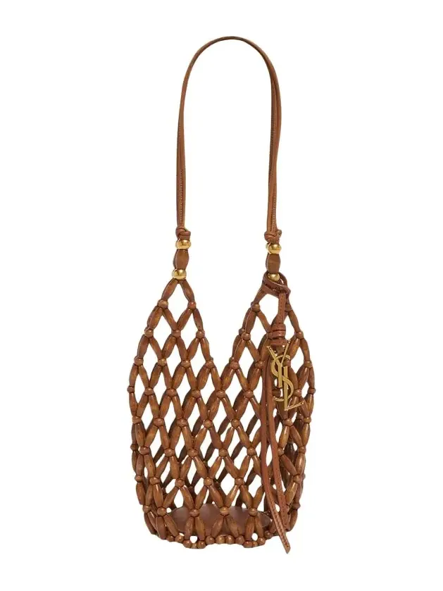 Mini Bucket Bag in Wood Mini Bucket Bag in Wood