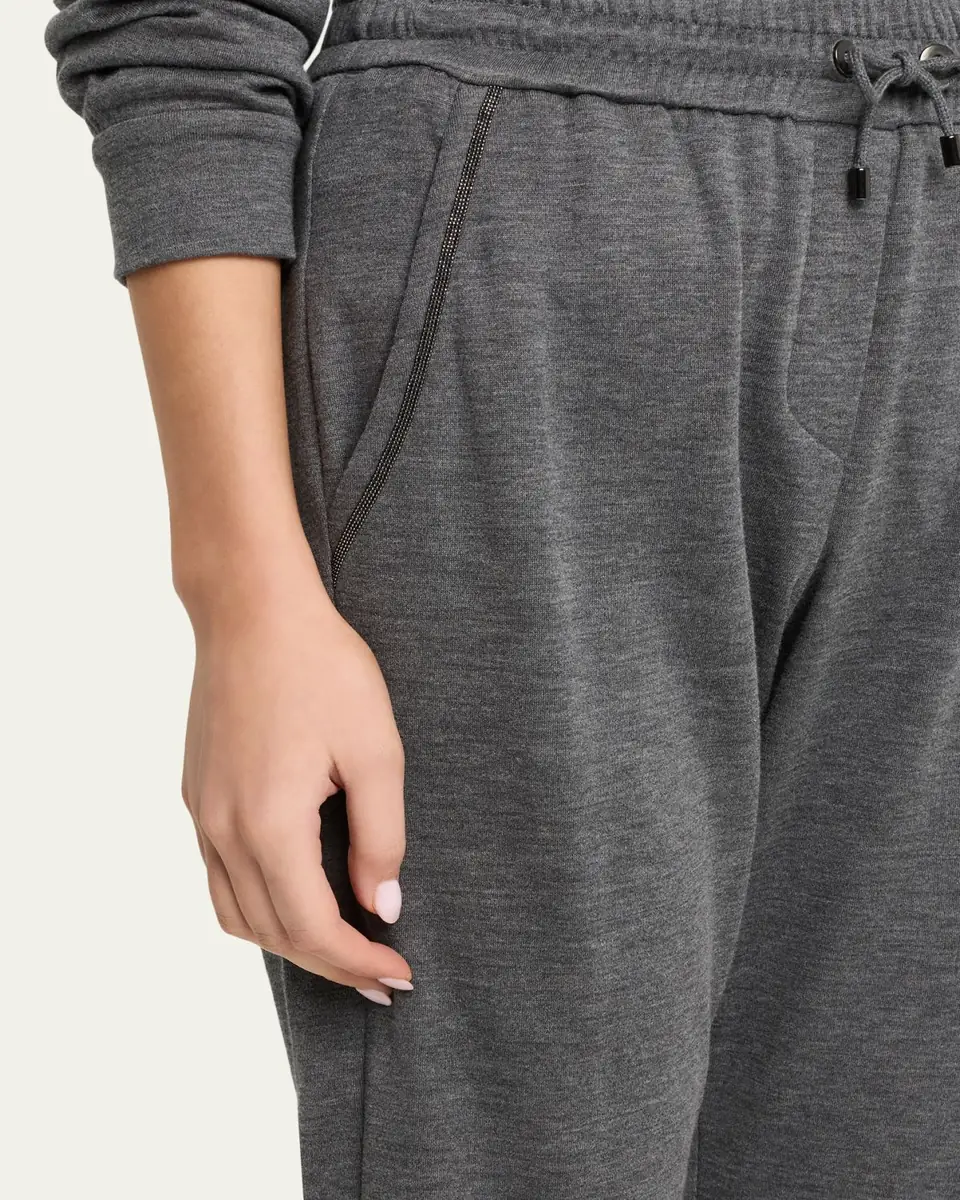 Brunello Cucinelli Monili-Trim Sport Pants | Thumbnail 5 Brunello Cucinelli Monili-Trim Sport Pants | Thumbnail 5