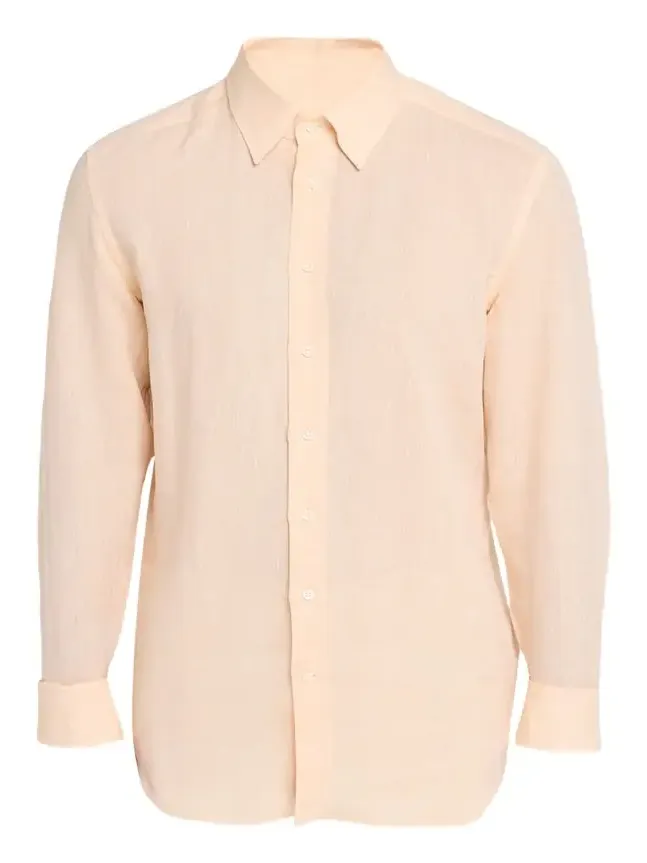 Men's Heathered Cotton Button-Down Shirt Men's Heathered Cotton Button-Down Shirt