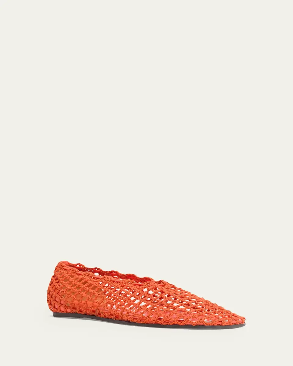 Proenza Schouler Slant Crochet Ballerina Flats | Thumbnail 2
