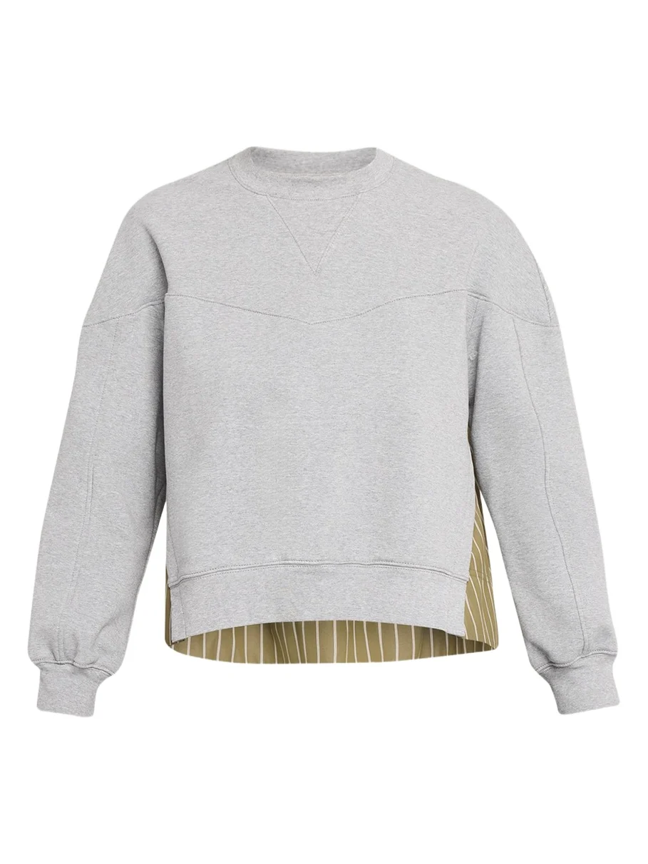Long-Sleeve French-Terry Combo Top Long-Sleeve French-Terry Combo Top