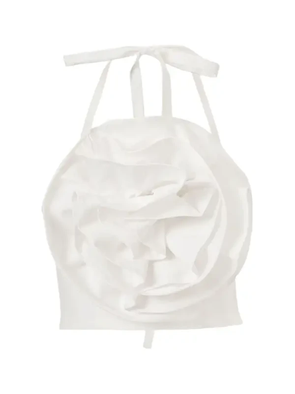 Rose Applique Halter Top
