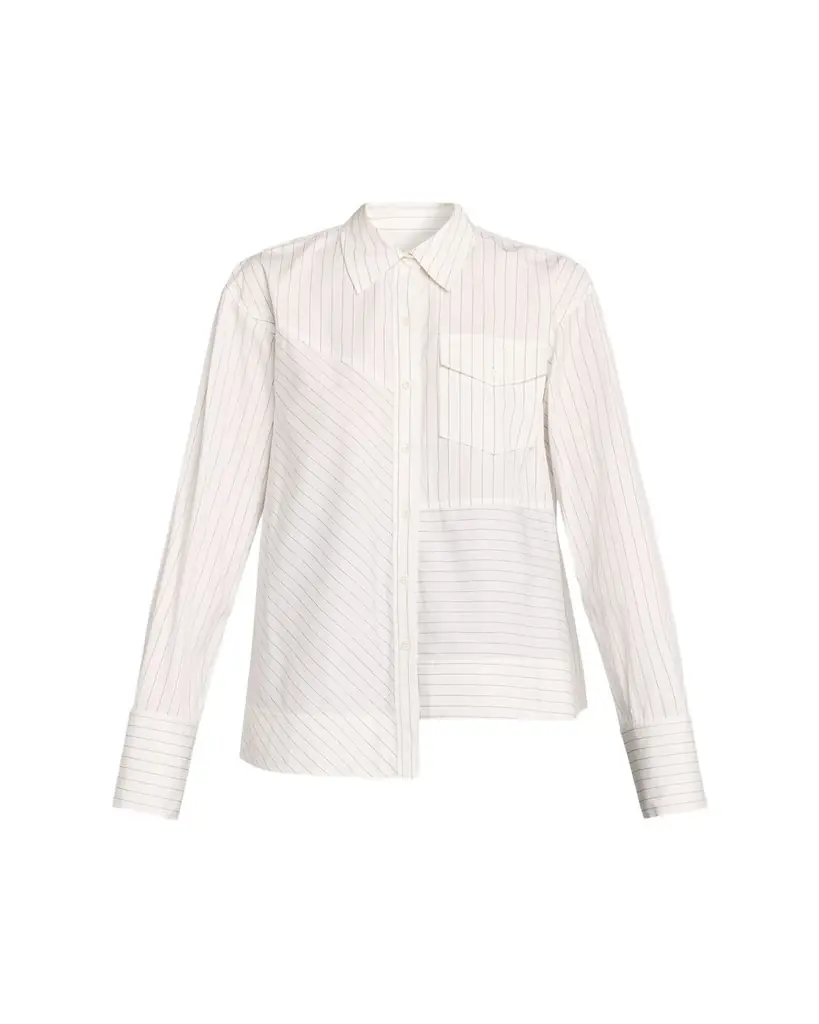 3.1 Phillip Lim Asymmetric Poplin Shirt | Image 1 3.1 Phillip Lim Asymmetric Poplin Shirt | Image 1