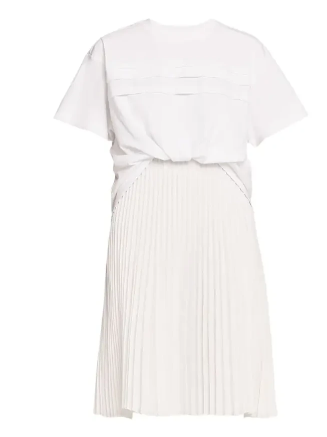 3.1 Phillip Lim French-Tuck T-Shirt Combo Dress