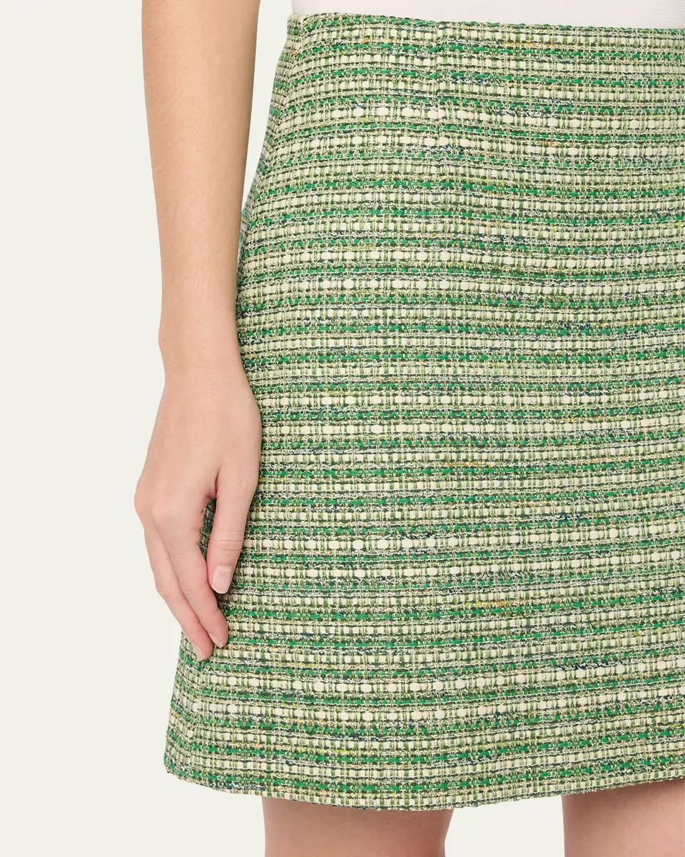Carolina Herrera Tweed Mini Skirt | Thumbnail 5 Carolina Herrera Tweed Mini Skirt | Thumbnail 5
