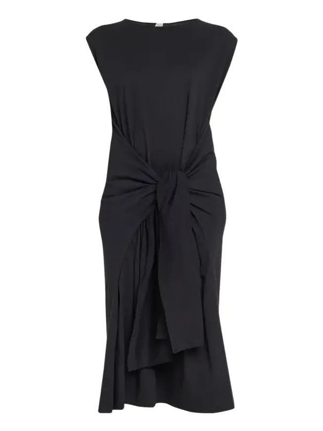 Tie-Waist Cotton Jersey Dress Tie-Waist Cotton Jersey Dress